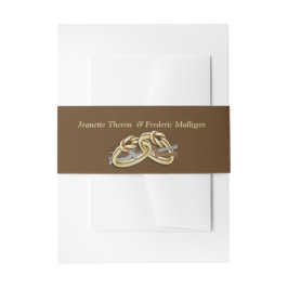 Cintas Para Invitaciones Amarrando la banda Belly de la celebración del Kno