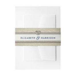 Cintas Para Invitaciones Amarrando La Boda De Playa Rustica Knot