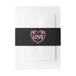 Cintas Para Invitaciones Amor de Gato Brillante