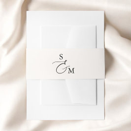 Cintas Para Invitaciones Ampersor y elegancia del guión monográfico