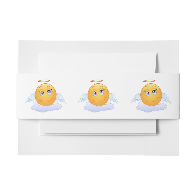 Cintas Para Invitaciones Ángel (Anverso Ejemplo)