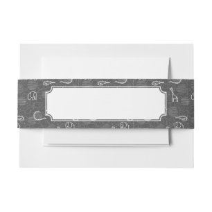 Cintas Para Invitaciones animales 5 del safari