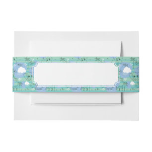 Cintas Para Invitaciones Animales lindos que juegan con agua 3