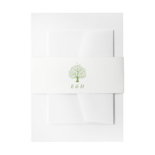 Cintas Para Invitaciones Árbol de la vida, matrimonio elegante