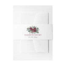 Arco Rojo Botánico Floral Invierno Navidad Boda