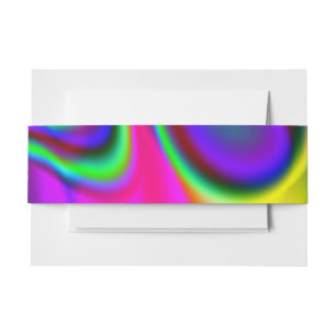 Cintas Para Invitaciones Arcoiris hipnótico