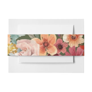 Cintas Para Invitaciones Art Nouveau Floral Botánico