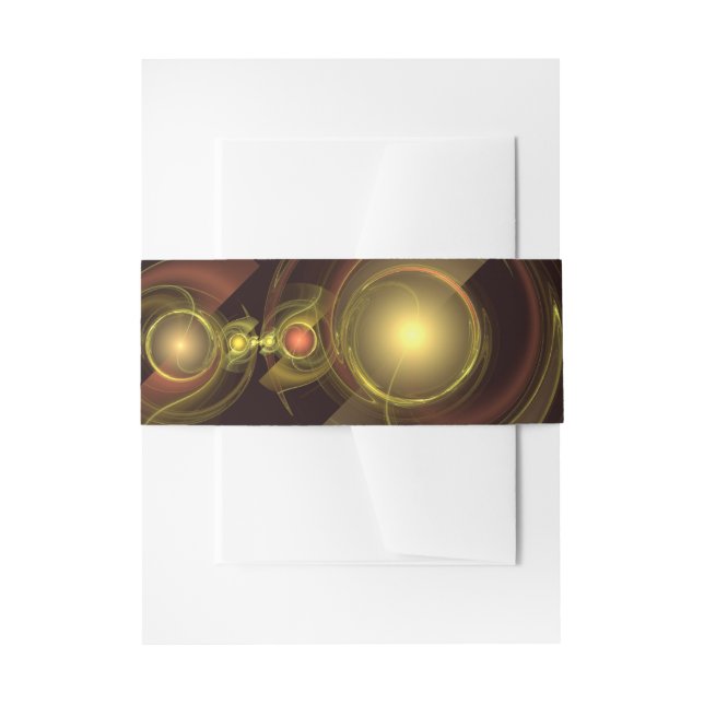 Cintas Para Invitaciones Arte abstracto de conexión íntima (Anverso Ejemplo)