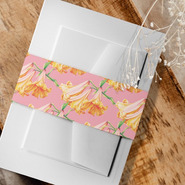 Cintas Para Invitaciones Artes rosadas de la reina africana naranja (Subido por el creador)