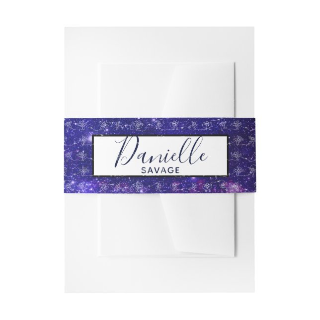 Cintas Para Invitaciones Astronauta (Anverso Ejemplo)