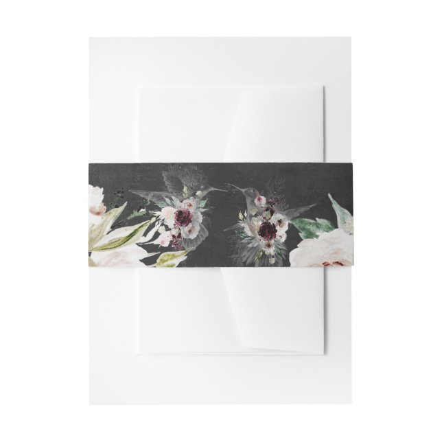 Cintas Para Invitaciones Aura De La Suite Invitación De Boda Nocturna (Anverso Ejemplo)