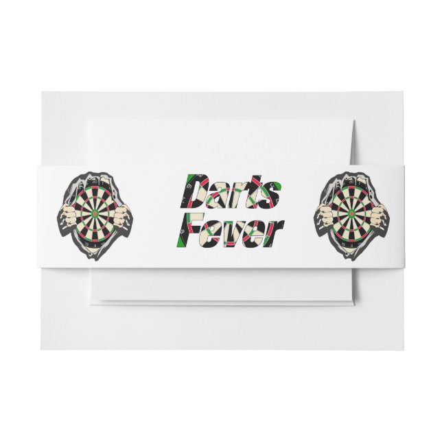 Cintas Para Invitaciones Avance hacia el Bullseye - Ultimate Dartboard (Anverso Ejemplo)