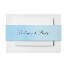 Cintas Para Invitaciones "Azul de amor verdadero"