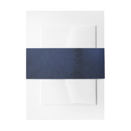 Cintas Para Invitaciones Azul Marino Acuarela