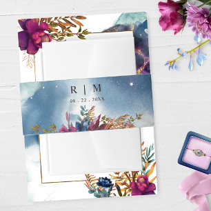 Cintas Para Invitaciones Azul Verde azulado único color de agua celeste púr