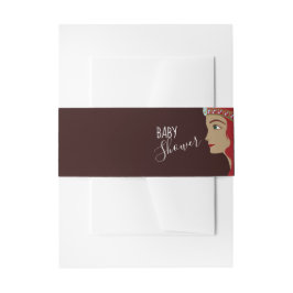 Cintas Para Invitaciones Baby Shower Rojo Princesa