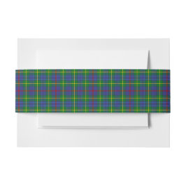 Cintas Para Invitaciones Bailey Scottish Tartan Belly Band