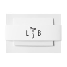 Cintas Para Invitaciones Banda Belly boda Bow