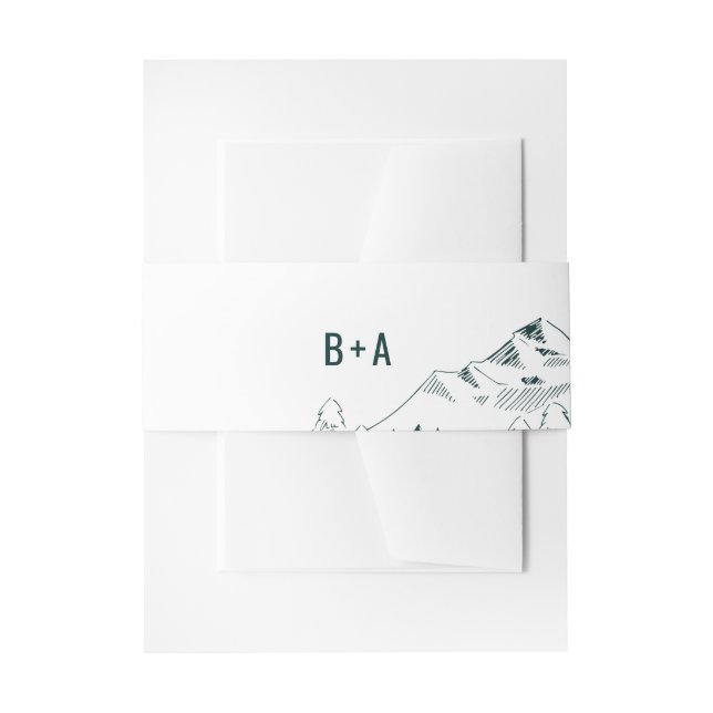 Cintas Para Invitaciones Banda Belly Boda de la Cordillera (Anverso Ejemplo)