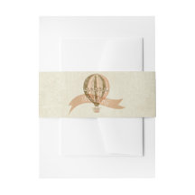 Banda Belly de Boda de globo aerostático de Vintag