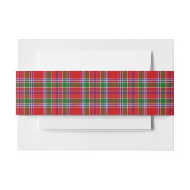 Cintas Para Invitaciones Banda Belly de burrell Scottish Tartan