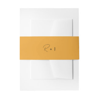 Cintas Para Invitaciones Banda Belly de invitación a boda de script y serie