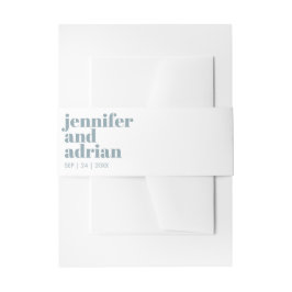 Cintas Para Invitaciones Banda Belly de invitación a boda retro moderna