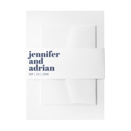 Cintas Para Invitaciones Banda Belly de invitación a boda retro moderna