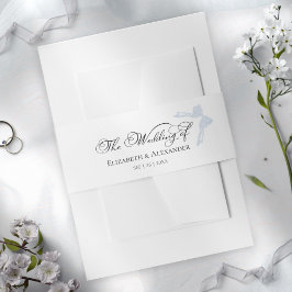 Cintas Para Invitaciones Banda Belly de invitación a bodas | Caligrafía de 