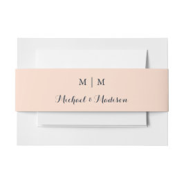 Cintas Para Invitaciones Banda Belly de invitación a bodas clásicas de mono