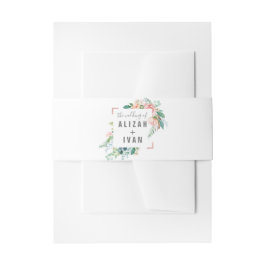 Cintas Para Invitaciones Banda Belly de invitación a bodas románticas