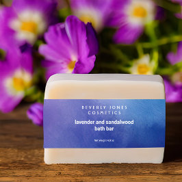 Cintas Para Invitaciones Banda Belly de jabón azul y morado