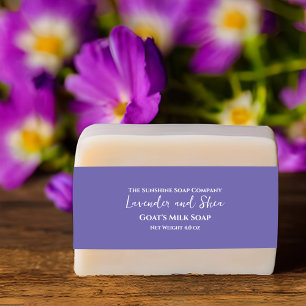 Cintas Para Invitaciones Banda Belly de jabón Minimalista púrpura