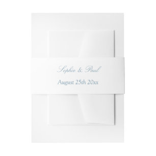 Cintas Para Invitaciones Banda Belly de la invitación a la boda azul turque