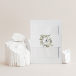 Cintas Para Invitaciones Banda Belly de la invitación a la boda con orquíde