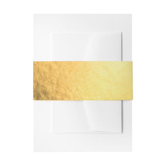 Cintas Para Invitaciones Banda Belly de la invitación a la boda de Relieve  (Anverso Ejemplo)