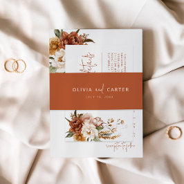 Cintas Para Invitaciones Banda Belly de la invitación a la boda del atardec