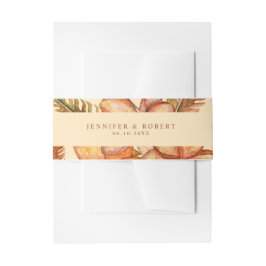 Cintas Para Invitaciones Banda Belly de la invitación a la boda floral de o