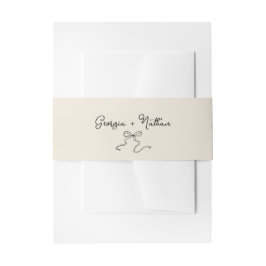 Cintas Para Invitaciones Banda Belly de la mano dibujada por Whimsical Bow