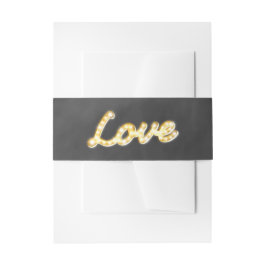 Cintas Para Invitaciones Banda Belly de las luces de marquesina de época -