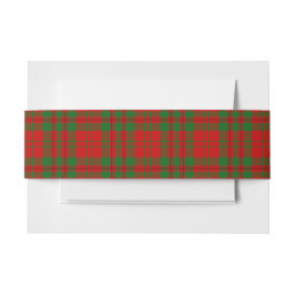 Cintas Para Invitaciones Banda Belly de Livingston Scottish Tartan