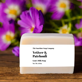 Cintas Para Invitaciones Banda Belly moderna de jabón blanco