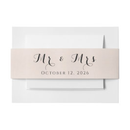 Cintas Para Invitaciones Banda Belly personalizada para invitaciones de eve