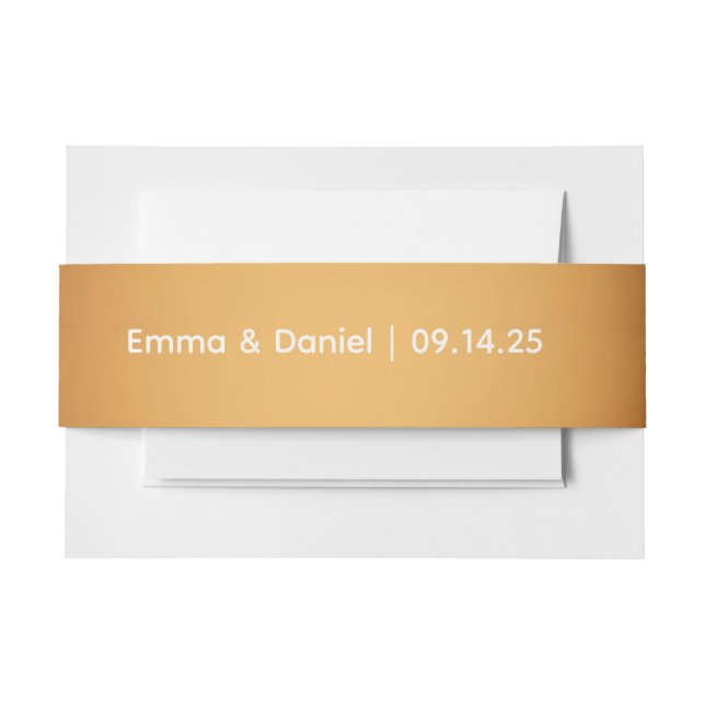 Cintas Para Invitaciones Banda Belly Rústica Mason Jar Berry Boda (Anverso Ejemplo)