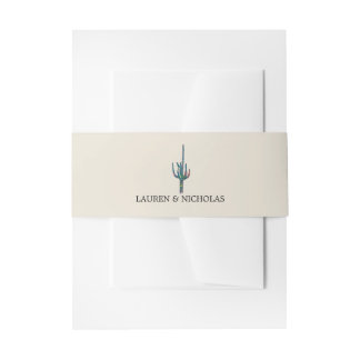 Cintas Para Invitaciones Banda Belly Saguaro Cactus
