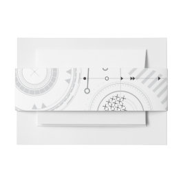 Cintas Para Invitaciones Banda de ajuste de Belly SCI-FI Bat Mitzvah