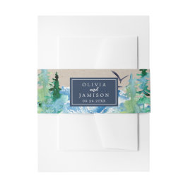 Cintas Para Invitaciones Banda de Belly de Kraft Rocky Mountain Boda