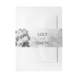 Cintas Para Invitaciones Banda de la viga de la invitación de los rosas de 