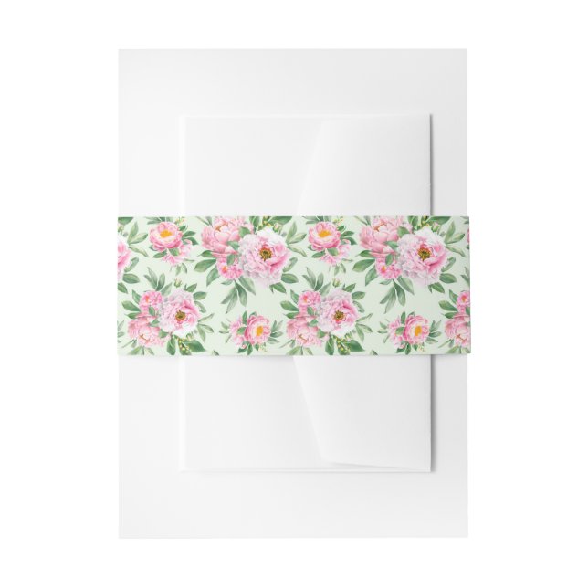 Cintas Para Invitaciones Banda de la viga de la invitación del personalizad (Anverso Ejemplo)