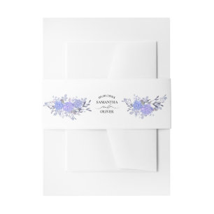 Cintas Para Invitaciones Banda de sobres de Boda de color floral romántico